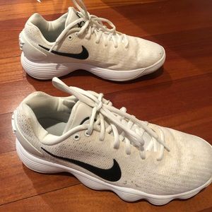 White Nike shoes